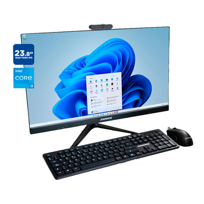 Computadora All-in-One Advance All-In-One AH6560, 23.8", Core Intel i5 12va gen, 8GB RAM, 500GB SSD M.2