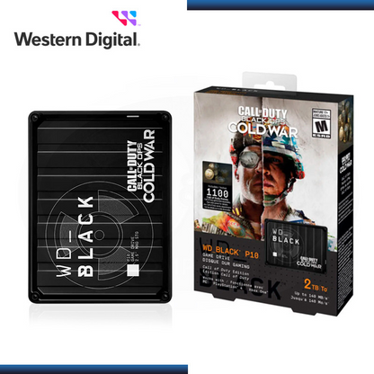 Disco duro externo WD Black Call of Duty Black Ops Cold War Special Edition P10 Game Drive